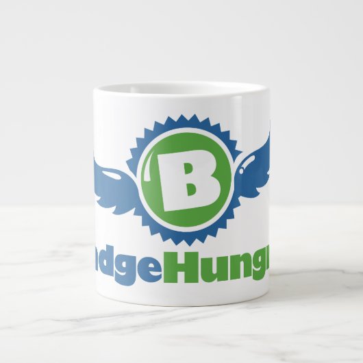 Große 20oz "fliegendes B" ExtraTasse Jumbo-Tasse (Vorderseite)