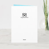 Große 2. Geburtstag unter dem Meer FotoCollage Karte (Rückseite)