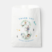 Große 3. Fotomaterial Geburtstag unter dem Meer Geschenktütchen (Vorderseite)