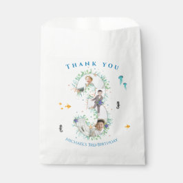 Große 3. Fotomaterial Geburtstag unter dem Meer Geschenktütchen