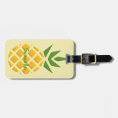 Große 3D Ananas Gepäckanhänger (Vorderseite horizontal)