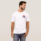 Große 40 vorder u. hintere Logos T-Shirt (Vorne ganz)