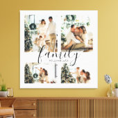 Große 4 Foto weiße Collage Canvas drucken Leinwanddruck (Insitu (Wohnzimmer))