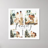 Große 4 Foto weiße Collage Canvas drucken Leinwanddruck (Vorderseite)