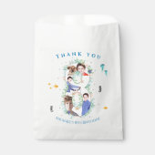 Große 8. FotoCollage Geburtstag unter dem Meer Geschenktütchen (Vorderseite)