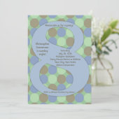 Große 8. Geburtstagsparty des Jungen Einladung (Stehend Vorderseite)