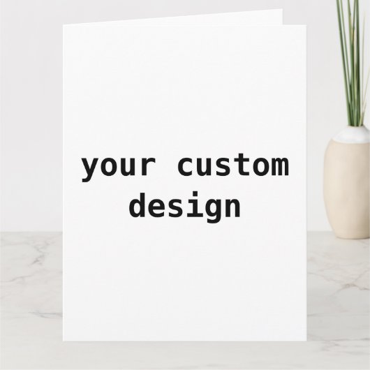 große 8 x 11 Grußkarten Karte (Vorderseite)