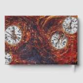 Größe: 9" x 6", NullValue, Papier: Leeres Weiß 70 Gästebuch (Rückseite)