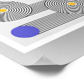 Größe A4 Bauhaus Art Poster 10,1 (Ecke)