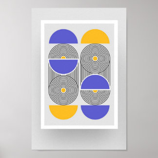 Größe A4 Bauhaus Art Poster 10,2