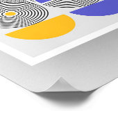 Größe A4 Bauhaus Art Poster 10,2 (Ecke)