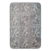 Große absorbierende Glasblockfolie Badematte (Vorderseite Vertikal)