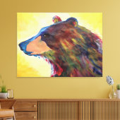 Grosse Abstrakte Bierkunst Leinwanddruck (Insitu (Wohnzimmer))