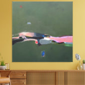 Große Abstrakte Kunstmalerei Leinwanddruck (Insitu (Wohnzimmer))