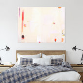 Große Abstrakte Malerei von Maura Reed Leinwanddruck (Insitu (Schlafzimmer))