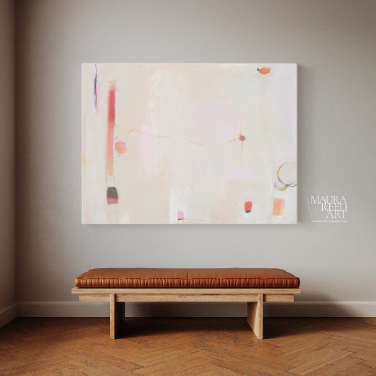 Große Abstrakte Malerei von Maura Reed Leinwanddruck