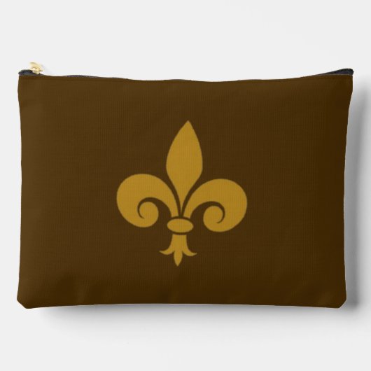 Große Accessoire-Tasche Fleur de Lys Zubehörtasche (Vorderseite)