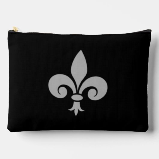 Große Accessoire-Tasche Fleur de Lys Zubehörtasche (Vorderseite)