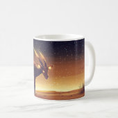 große afrikanische Antilope Kaffeetasse (VorderseiteRechts)