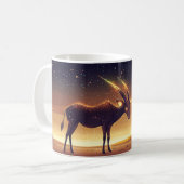 große afrikanische Antilope Kaffeetasse (Vorderseite Links)
