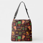 Große afrozentrische Multimedia-Tasche Tragetaschen Mit Langen Trägern (Rückseite)