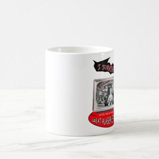 Große alaskische Erdbeben 1964 ~ Feuerkugel XL5 Kaffeetasse (Mittel)