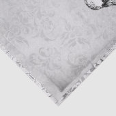 Große Alice im Wunderland aus Schwarz und Weiß Seidenpapier (Detail)