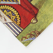 Große Alice im Wunderland-Decke Fleecedecke (Ecke)