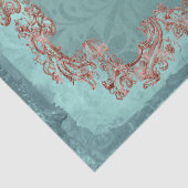 Große Alice im Wunderland mit Frame Decoupage Seidenpapier (Detail)