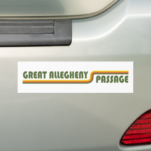 Große Allegheny-Passage Autoaufkleber (Auf Auto)