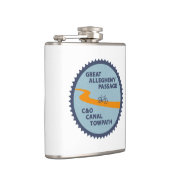 Große Allegheny-Passage C&O-Kanalring Flachmann (Rechts)