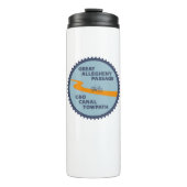 Große Allegheny-Passage C&O-Kanalring Thermosbecher (Vorderseite)