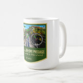Große Allegheny Passage (Fahrrad2) Kaffeetasse (VorderseiteRechts)