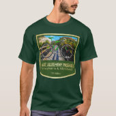 Große Allegheny Passage (Fahrrad2) T-Shirt (Vorderseite)