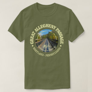 Große Allegheny Passage (Fahrrad c) T-Shirt