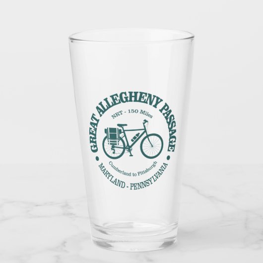 Große Allegheny Passage (Fahrrad) Glas (Vorderseite)