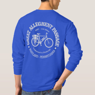 Große Allegheny Passage (Fahrrad) T-Shirt