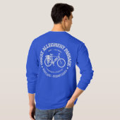 Große Allegheny Passage (Fahrrad) T-Shirt (Schwarz voll)