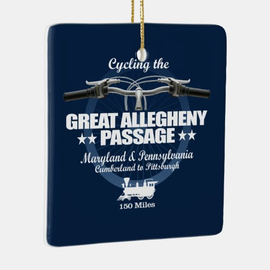 Große Allegheny Passage (H2) Keramikornament (Rechts)