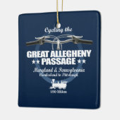 Große Allegheny Passage (H2) Keramikornament (Links)