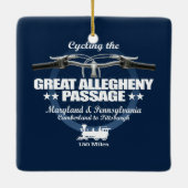 Große Allegheny Passage (H2) Keramikornament (Rückseite)