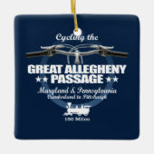 Große Allegheny Passage (H2) Keramikornament (Vorderseite)