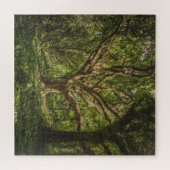 Große alte Bäume im Wald Puzzle (Horizontal)