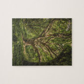 Große alte Bäume im Wald Puzzle (Horizontal)