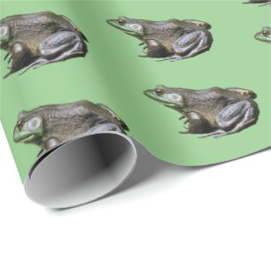 Große alte Bullfrogtierart Geschenkpapier