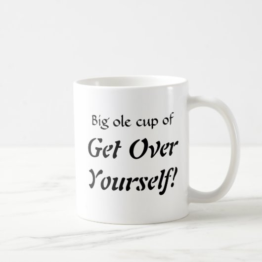 Große alte Schale von, erhalten OverYourself! Kaffeetasse (Rechts)