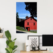 Große alte Scheune Vertikal - Galerie Drucken Poster (Heimbüro)