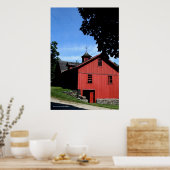 Große alte Scheune Vertikal - Galerie Drucken Poster (Küche)