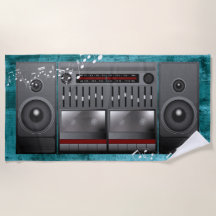 Große alte Stereo-Boombox aus den 90ern