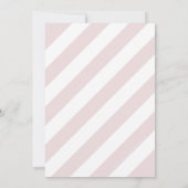 GROSSE ALTERSNUMMER INVITE GLAS 21 Rose Goldfolie Einladung (Rückseite)